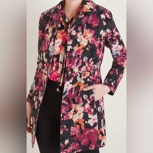 Chico’s Floral Tapestry Jacket. Size 1 M (8). Perfect condition never worn.